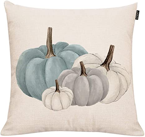 Amazon.com: GTEXT Fall Pumpkins Throw Pillow Cover Autumn Decor .