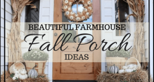 Farmhouse Fall Front Porch Ideas - My Cozy Colora