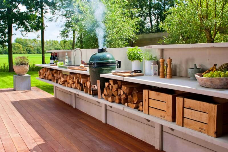 12 Rustic Outdoor Kitchen Ideas For Small Spaces In The Gard