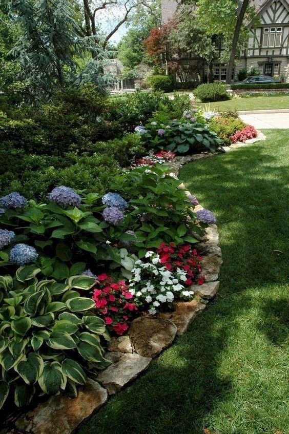 52 62+ Lovely and Fresh Front Yard | Front yard landscaping design .