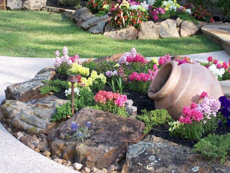 Front Yard Rock and Flowers Garden
Landscaping Ideas
