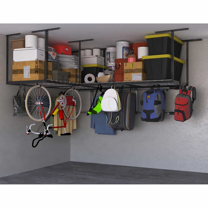 SafeRacks Overhead Garage Storage Combo Kit, Two 4 ft. x 8 ft .