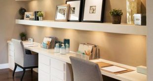 home office shelves organization | Home office design, Home office .