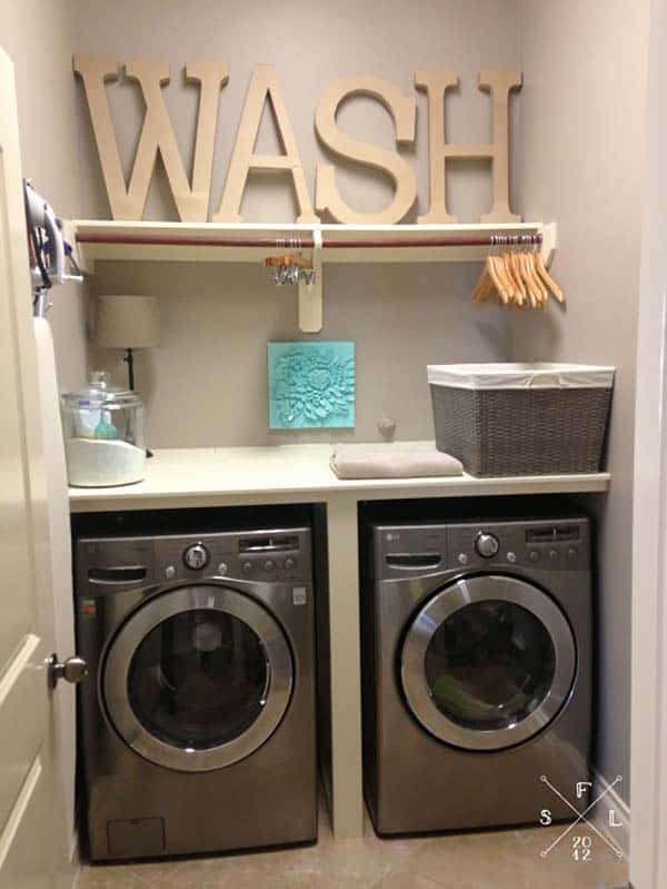 60 Amazingly Inspiring Small Laundry Room Design Ide