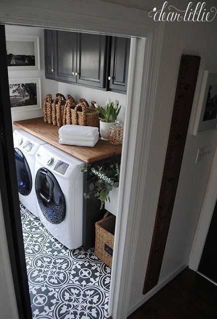 20+ Inexpensive Tiny Laundry Room Design Ideas With Nature Touches .