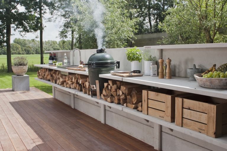 Outdoor kitchen ideas: 28 cool ideas for a chic and functional .
