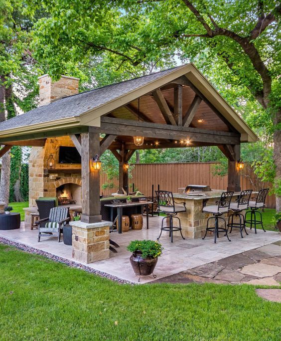 15 Best Inspiring Country Outdoor Kitchen Design Ideas | Backyard .