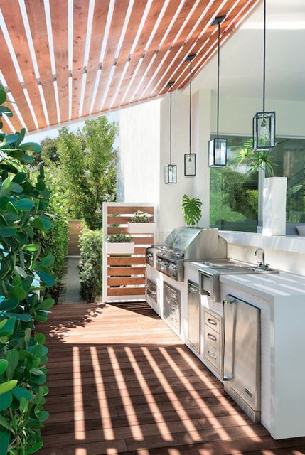 20 Inspiring Kitchen Outdoor Design | Outdoor kitchen design, Diy .