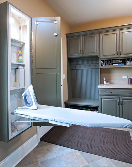 Ironing Station Ideas for Basement
Laundry Rooms