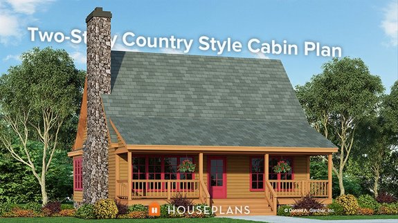 Rustic Vacation Homes: Simple & Small Cabin Plans Houseplans Blog .