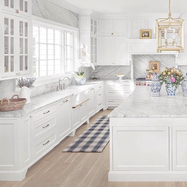Insanely Gorgeous All White Kitchens - Happy Haute Home | White .
