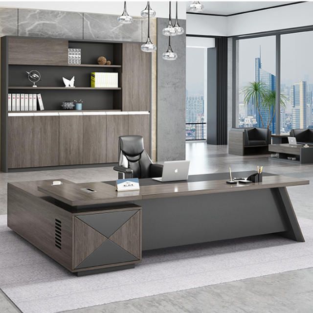 Wholesale Latest l-shape executive wooden modern luxury office .