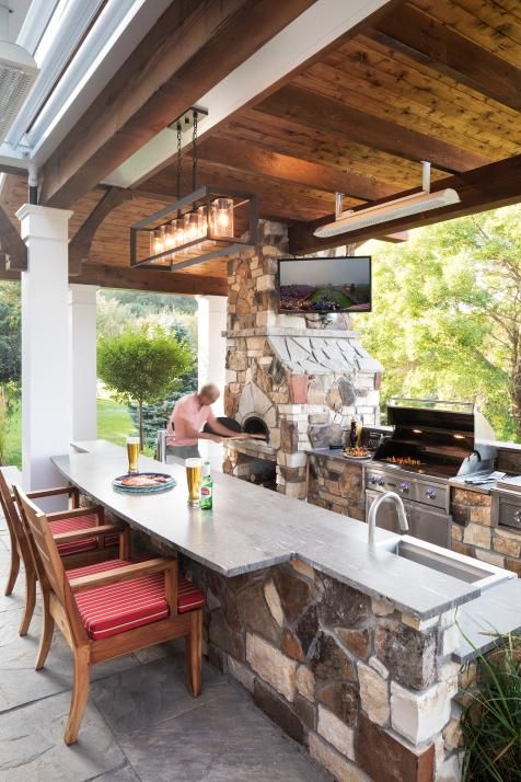 Cheap Outdoor Kitchen Ideas | Outdoor kitchen patio, Luxury .