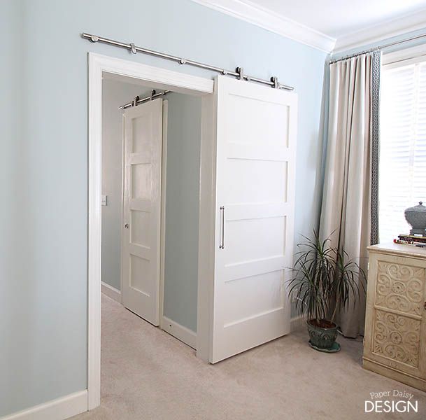 Modern Barn Doors: An easy solution to awkward entries | Deeply .