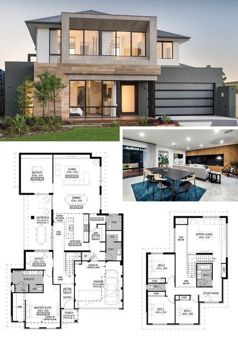Two Storey Floorplan | The Odyssey by National Homes | Modern .