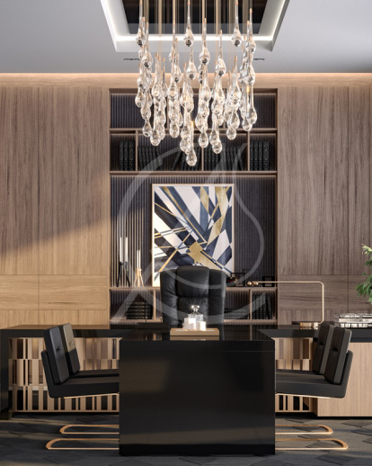 Modern Luxury CEO Office Interior Design | Comelite Architecture .