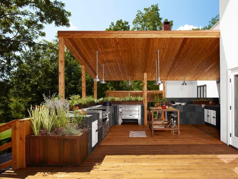 amazing Top 20 DIY Outdoor Kitchen Ideas #best #Garden #Kitchen .
