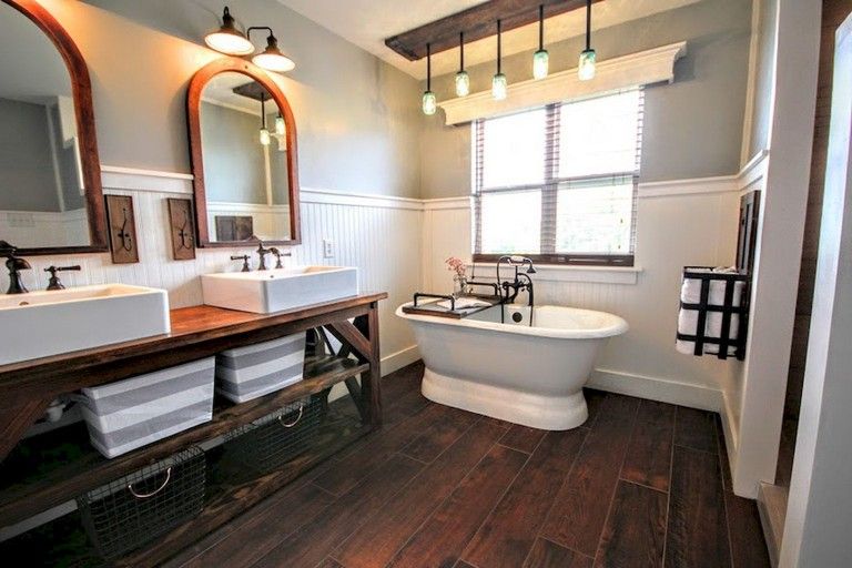 63+ Luxury Farmhouse Bathroom Shower Decor Ideas and Remodel to .