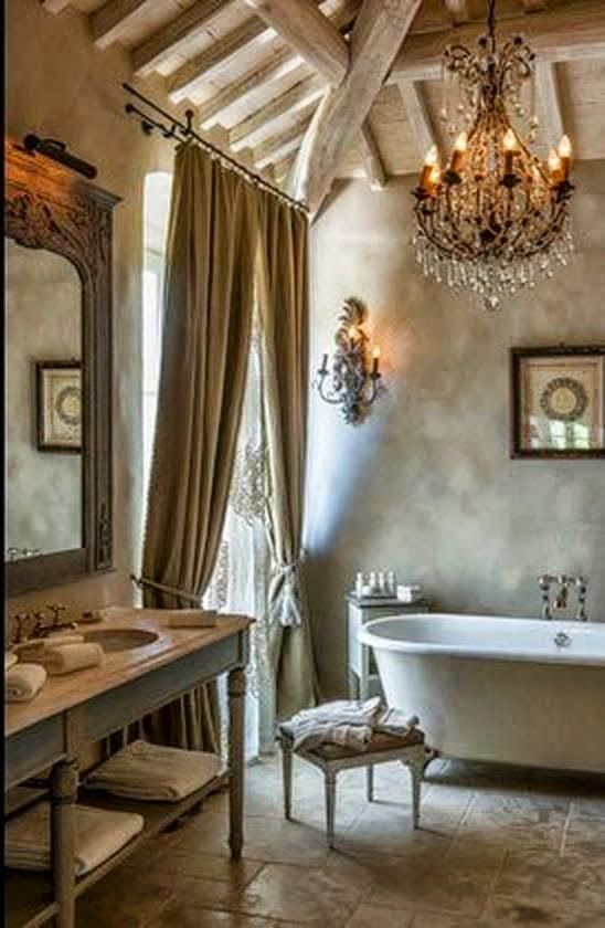 Bless'er House: Friday Faves {French Farmhouse} | Unique bathroom .