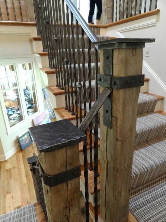 Love this | Rustic staircase, Rustic stairs, Staircase desi