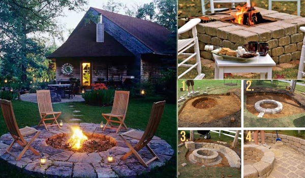 38 Easy and (Low-Cost) DIY Fire Pit Ideas - WooHo