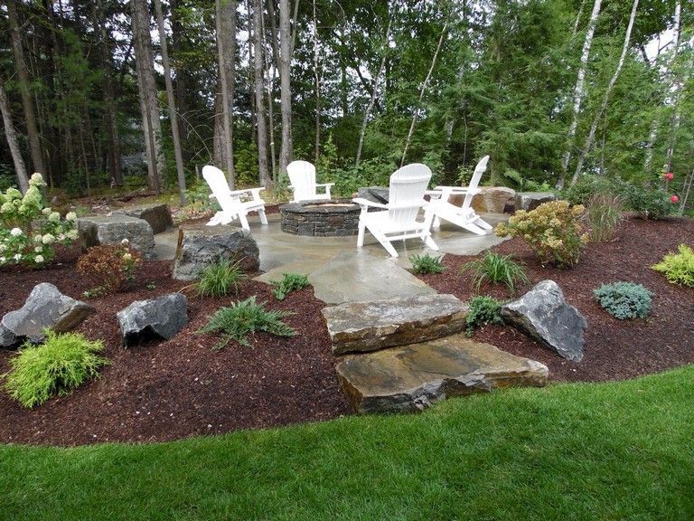 Simple DIY Outdoor Fire Pit Ideas for
Backyard