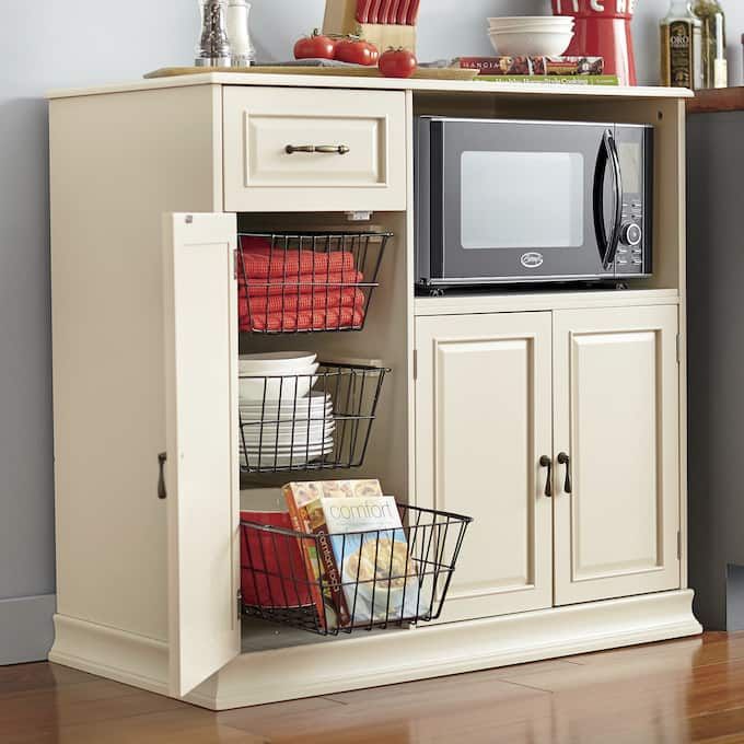 Bayfield Counter-Height Microwave Cabinet, , large | Small kitchen .
