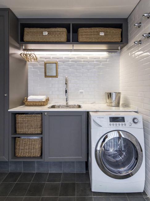 20 Space Saving Ideas for Functional Small Laundry Room Desi
