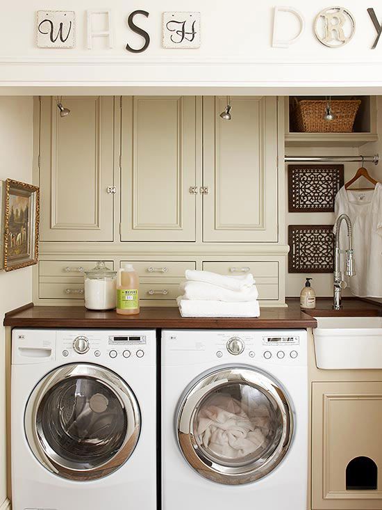 Our Best Laundry Room Storage Solutions | Laundry room design .