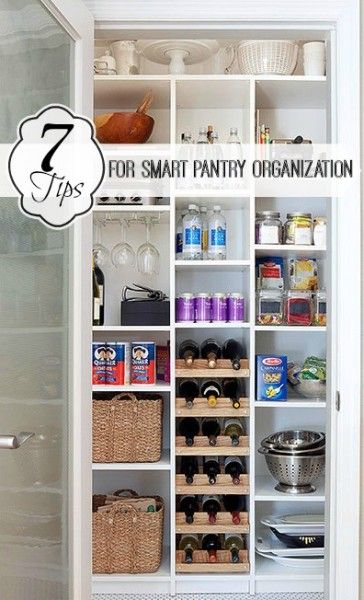 7 Tips for Smart Pantry Organization - Tipsaholic | Pantry design .