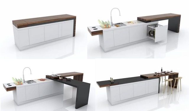 Smart Kitchen Design Ideas | Multipurpose furniture, Modular .