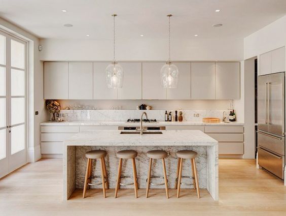 17 of the Most Stunning Modern Marble Kitchens | Home decor .