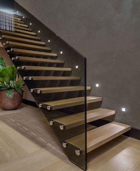 Floating Staircase|Floating Stairs | Demax Arch | Home stairs .