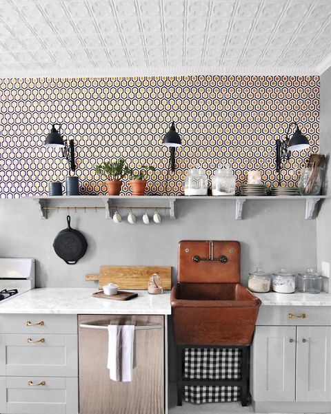 15 Best Kitchen Wallpaper Ideas - How to Decorate Your Kitchen .