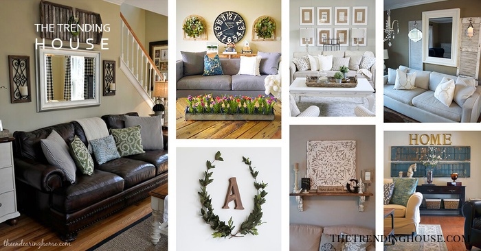 33 Charming Rustic Living Room Wall Decor Ideas for a Fabulous .
