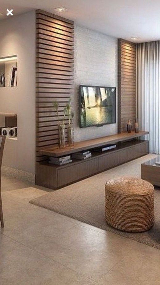 50 Wall TV Cabinet Designs Ideas for Cozy Family Room #familyroom .