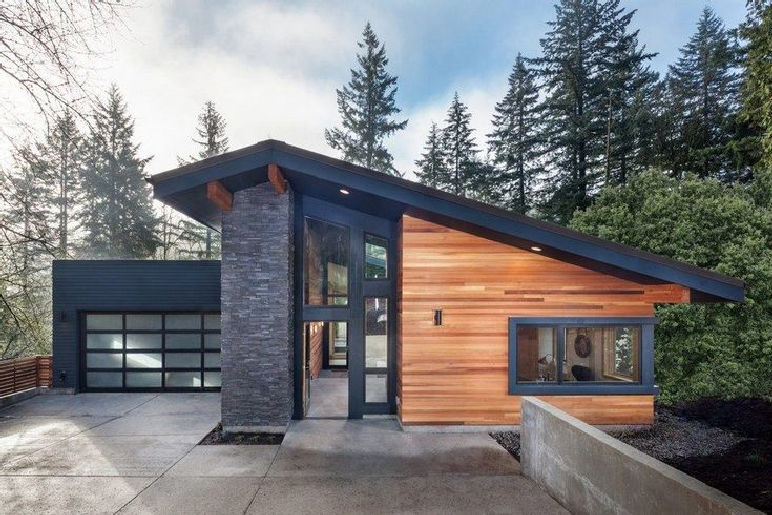 Popular delightful two mountain house design ideas 22 | homezide