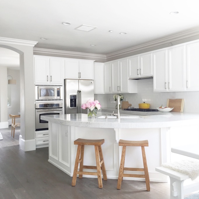 Affordable White Kitchen Remod